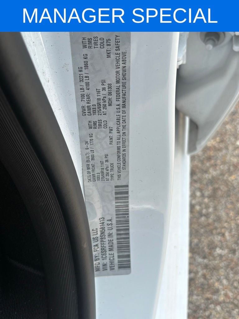 2025 RAM 1500 Big Horn/Lone Star