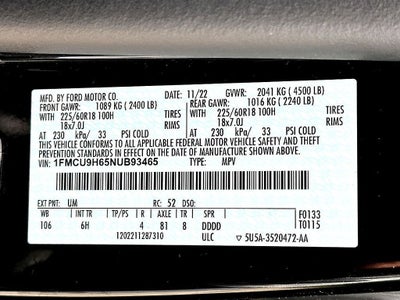 2022 Ford Escape SEL