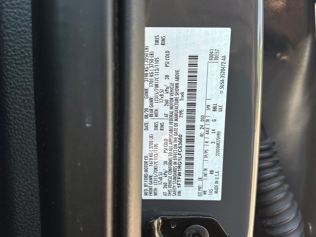 2020 Ford F-150 Raptor