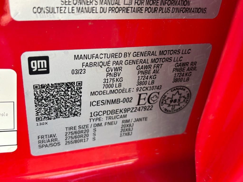 2023 Chevrolet Silverado 1500 Custom