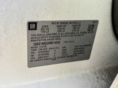 2017 GMC Yukon SLE