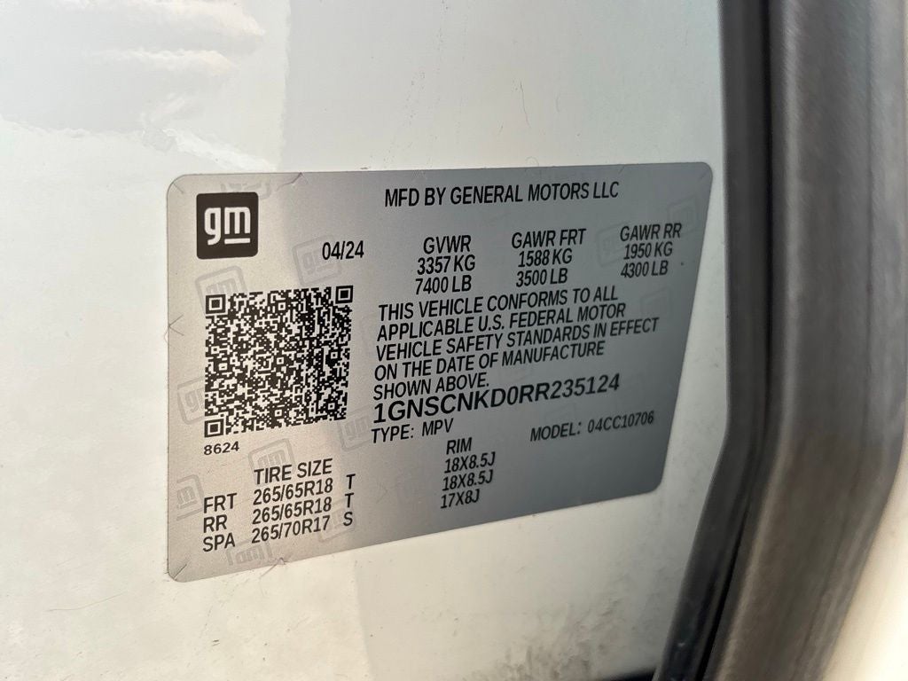 2024 Chevrolet Tahoe LT