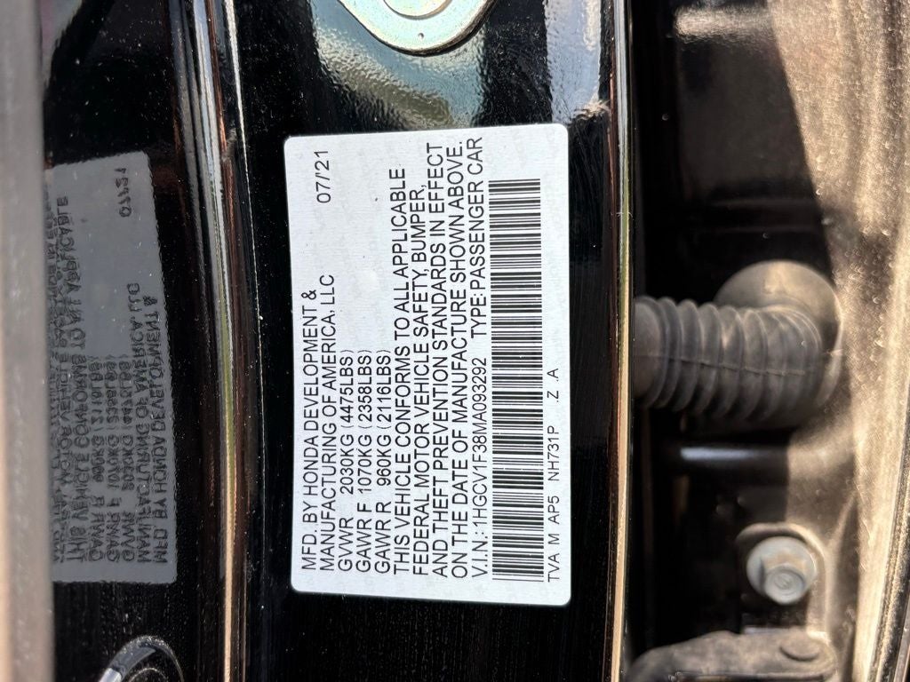2021 Honda Accord Sport