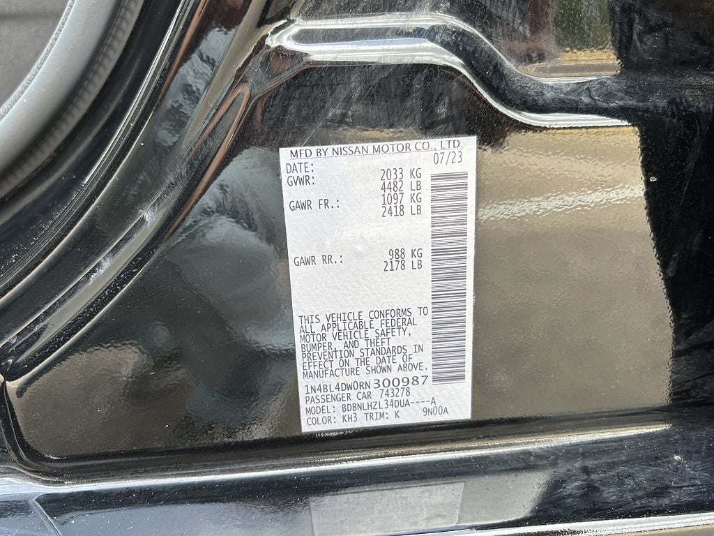 2024 Nissan Altima 2.5 SV