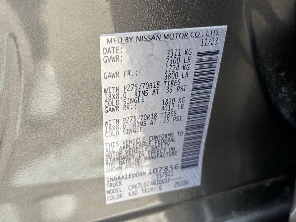 2024 Nissan Titan PRO-4X