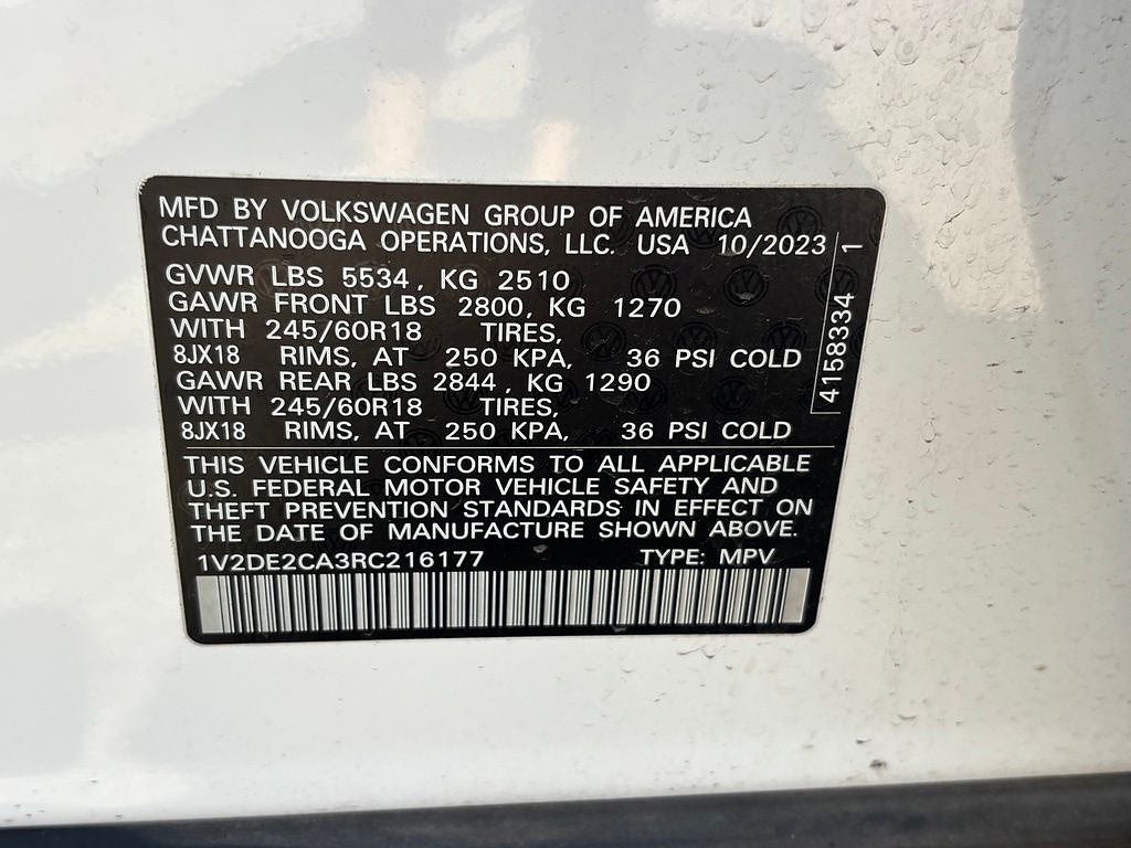 2024 Volkswagen Atlas Cross Sport SE