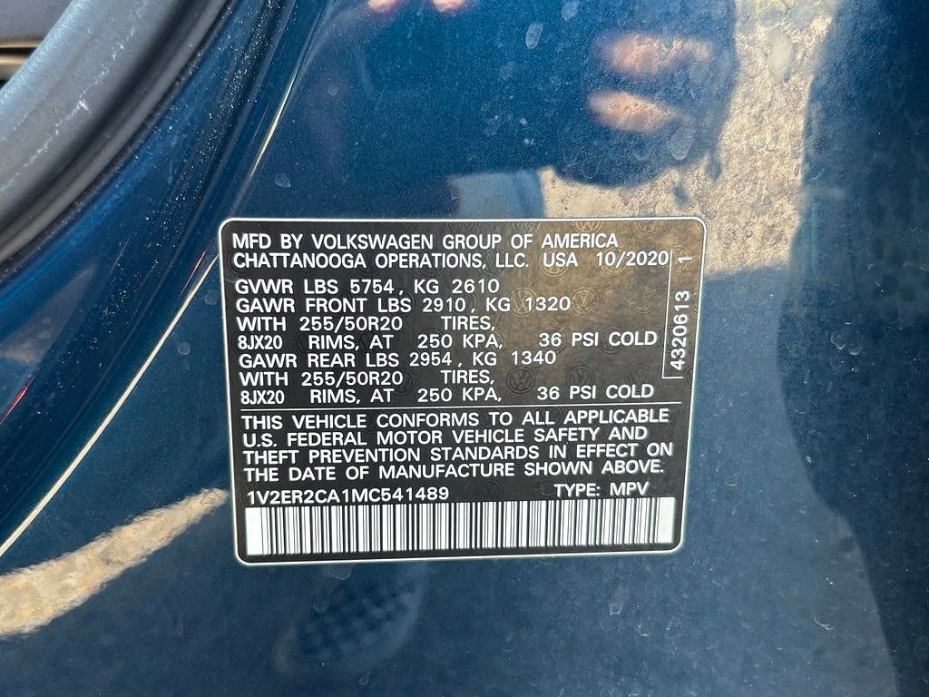 2021 Volkswagen Atlas 3.6L V6 SEL