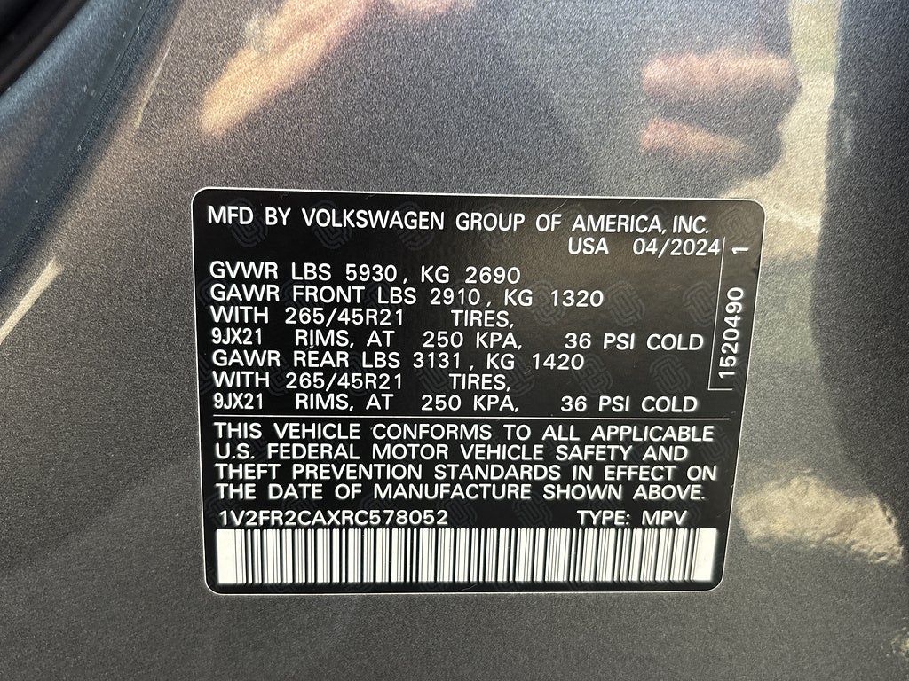 2024 Volkswagen Atlas SEL Premium R-Line 4Motion