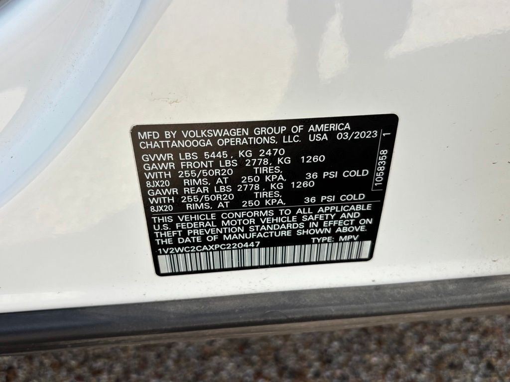 2023 Volkswagen Atlas Cross Sport 2.0T SE w/Technology