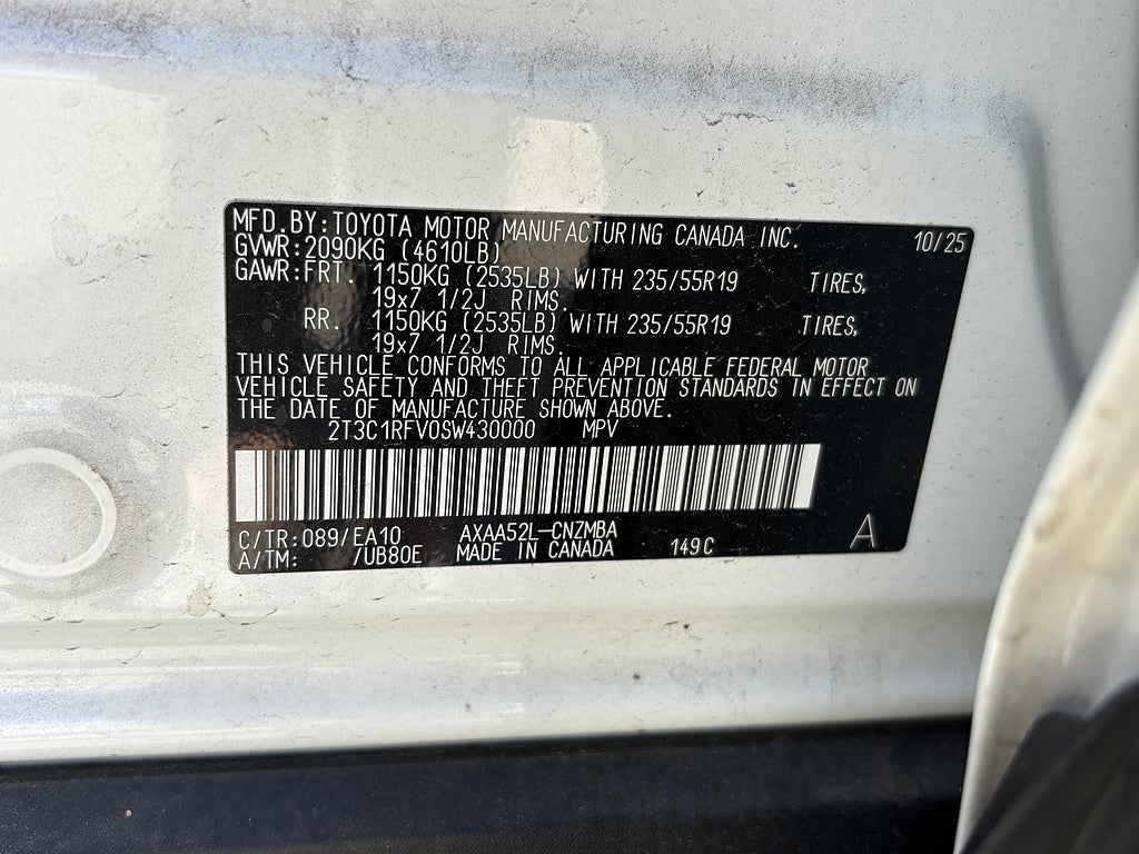 2025 Toyota RAV4 XLE Premium