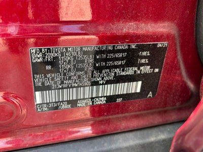 2021 Toyota RAV4 XLE