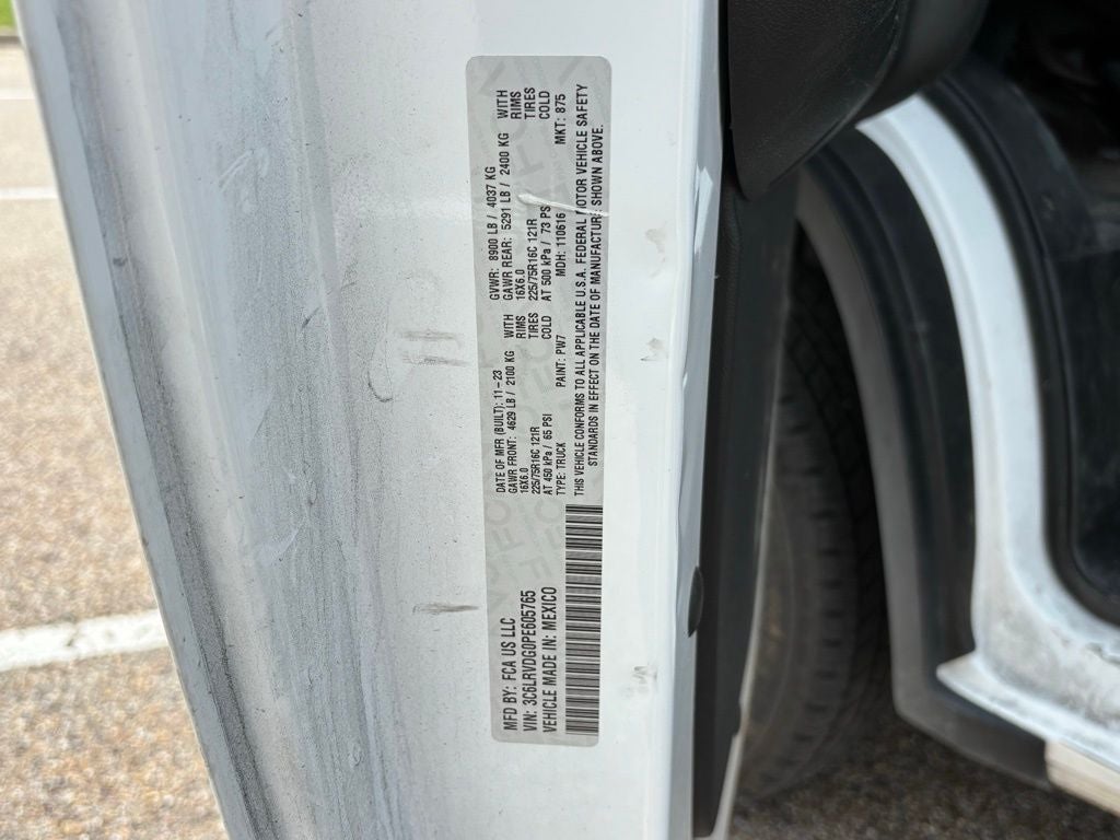 2023 RAM ProMaster 2500 High Roof 159 WB