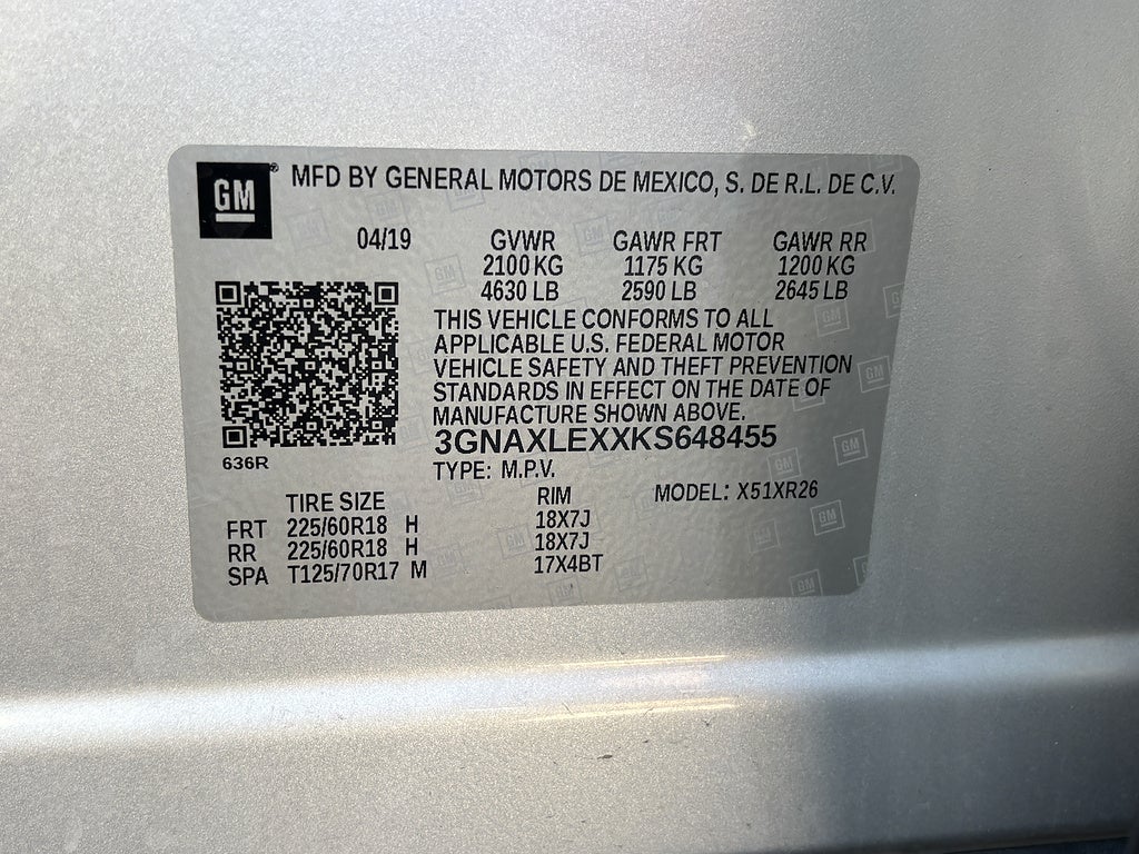 2019 Chevrolet Equinox LT