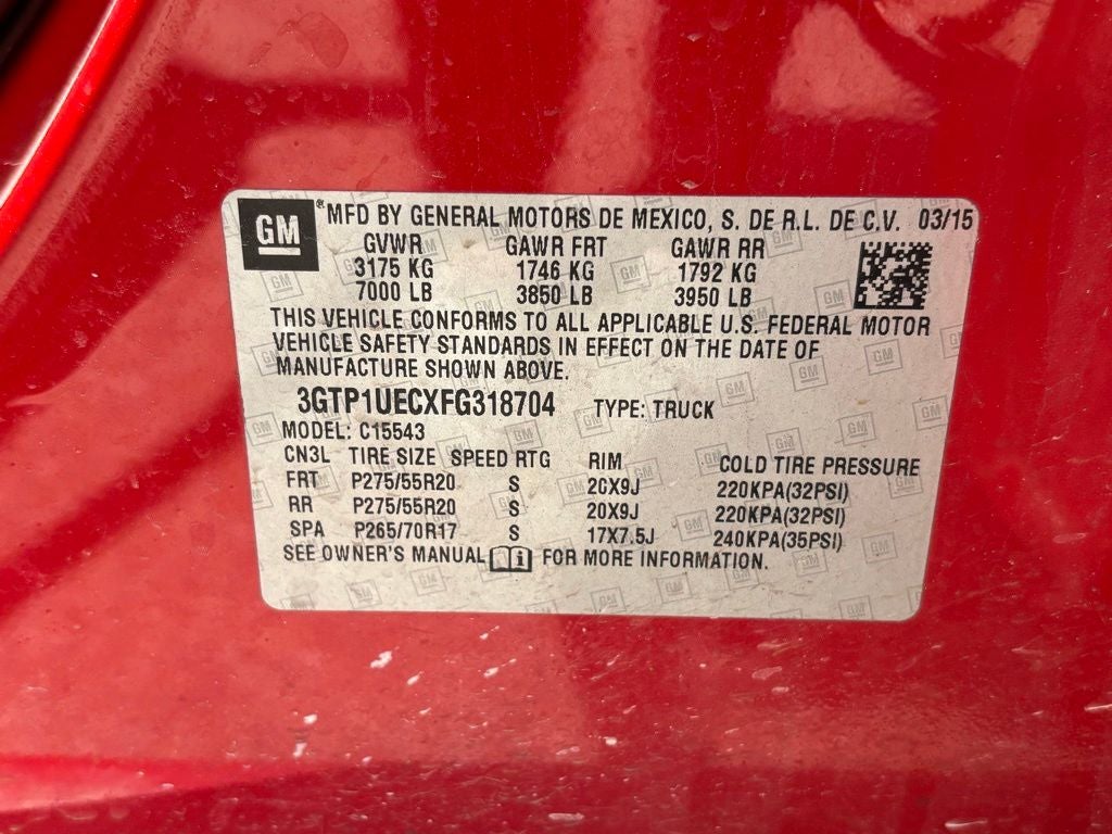 2015 GMC Sierra 1500 SLE