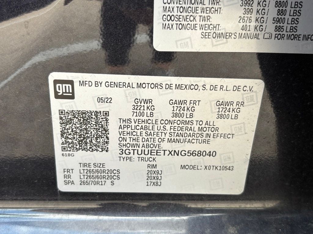 2022 GMC Sierra 1500 AT4