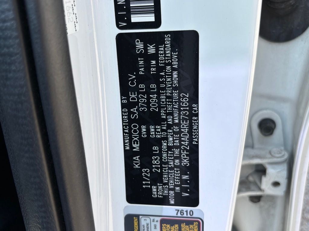 2024 Kia Forte LXS