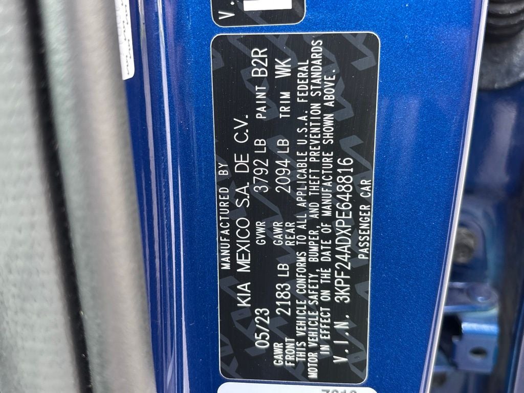 2023 Kia Forte LXS