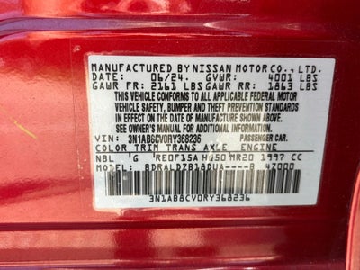 2024 Nissan Sentra SV