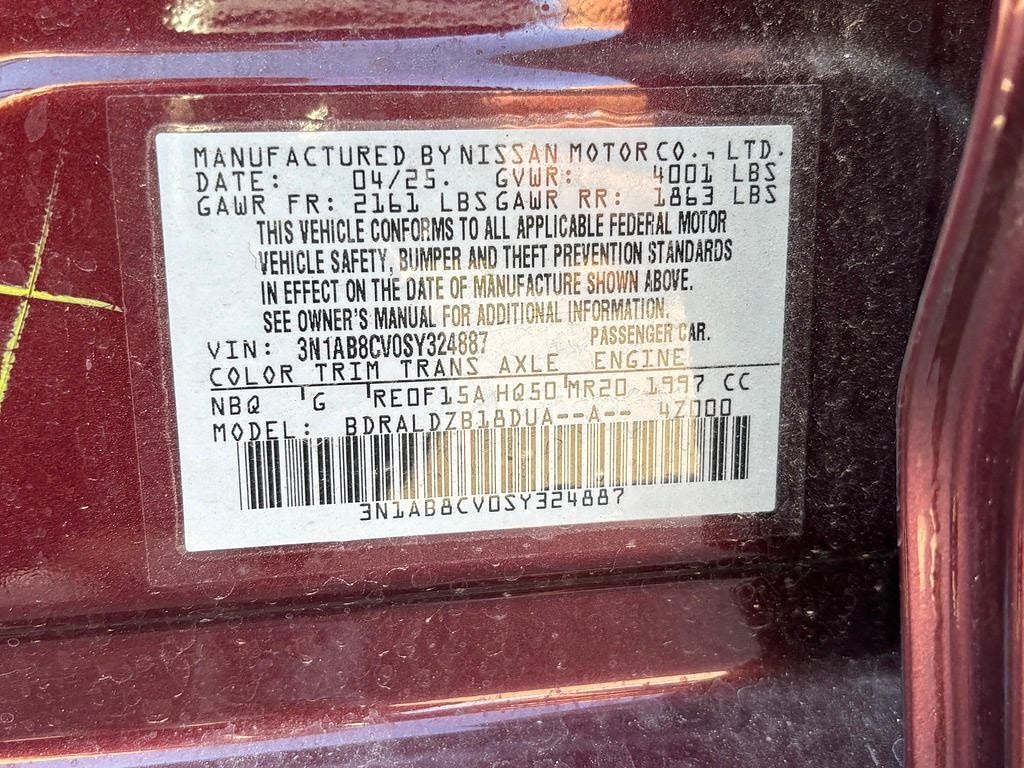 2025 Nissan Sentra SV