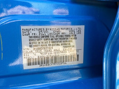 2024 Nissan Sentra SV