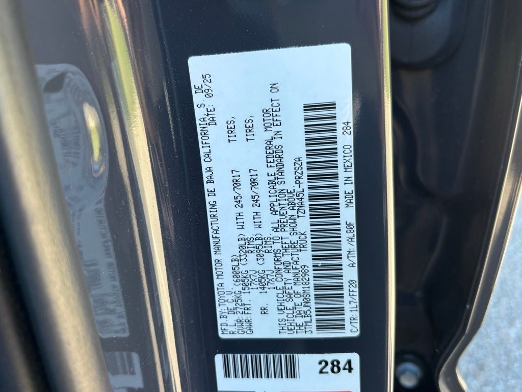 2025 Toyota Tacoma SR5