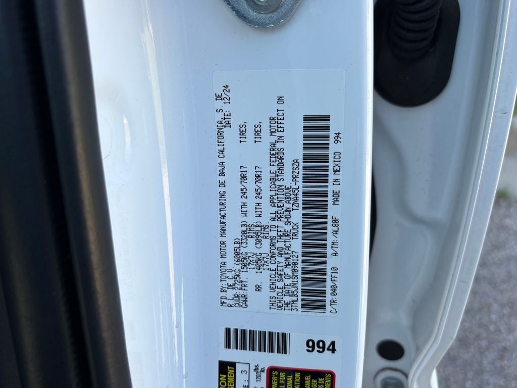 2025 Toyota Tacoma SR5