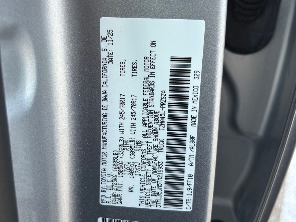 2026 Toyota Tacoma SR5