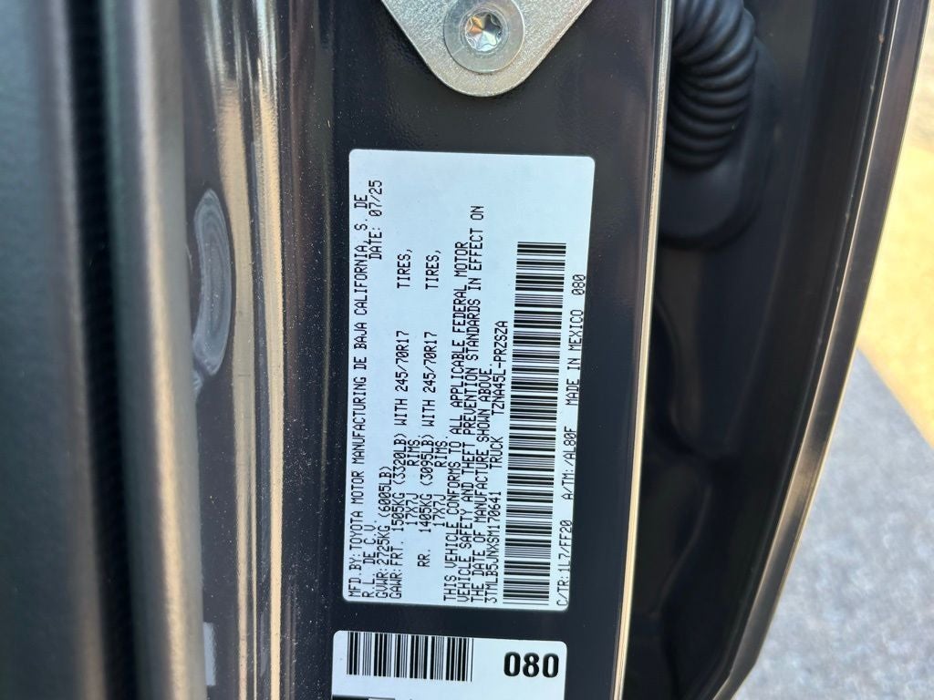 2025 Toyota Tacoma SR5