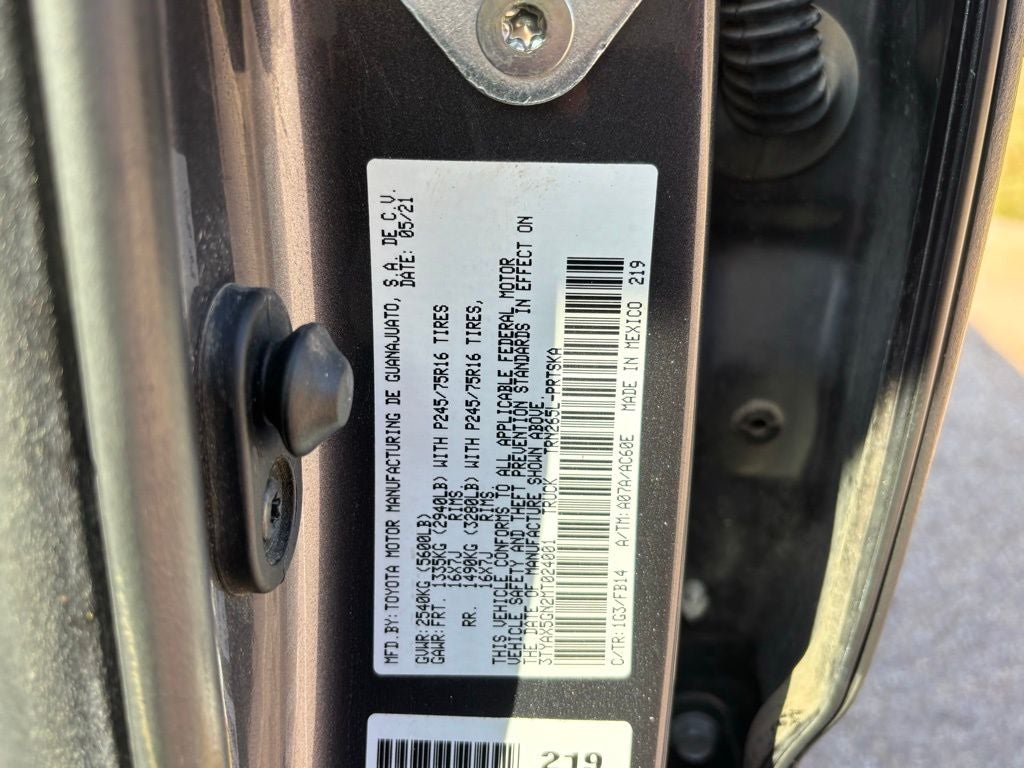 2021 Toyota Tacoma SR