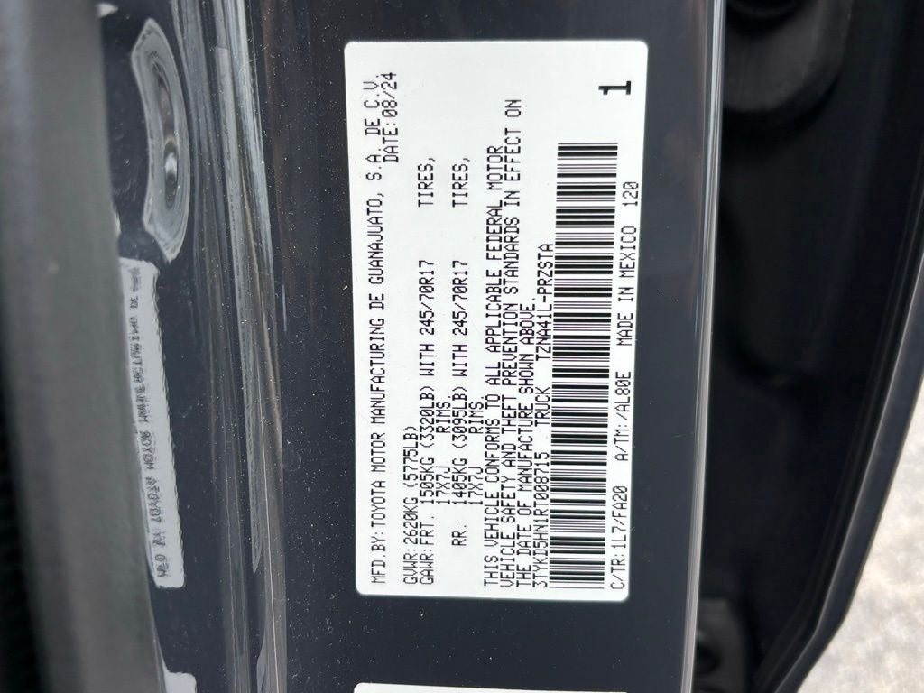 2024 Toyota Tacoma SR