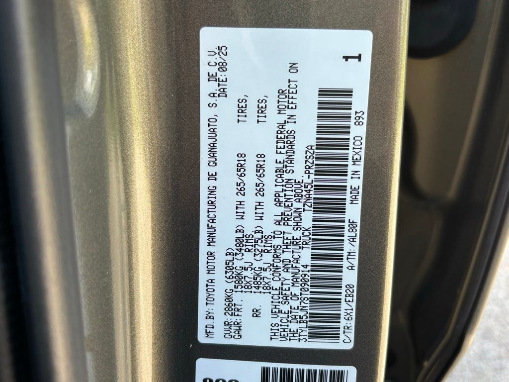 2025 Toyota Tacoma Limited