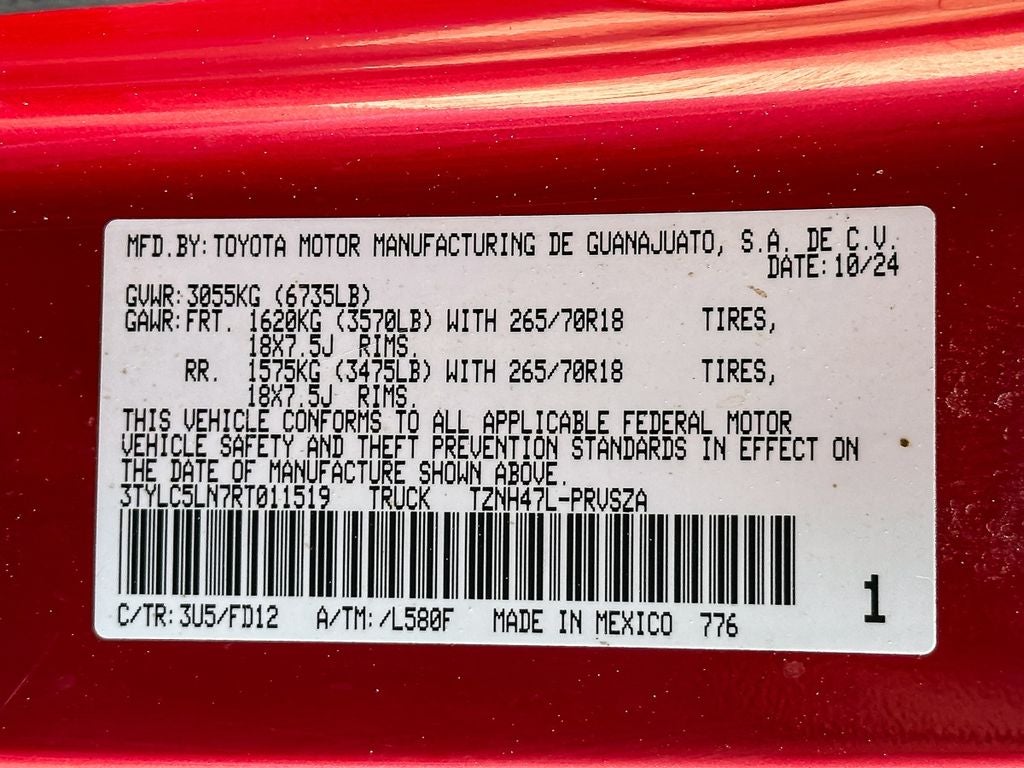2024 Toyota Tacoma Hybrid TRD Off Road Hybrid