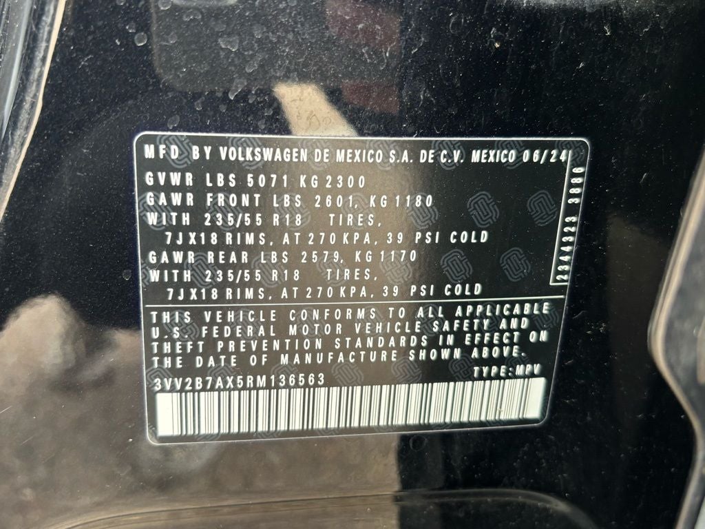 2024 Volkswagen Tiguan 2.0T SE