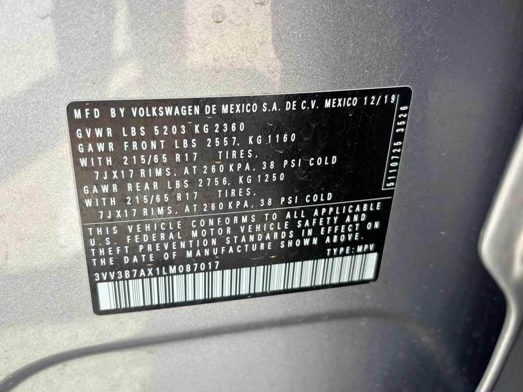 2020 Volkswagen Tiguan 2.0T SE