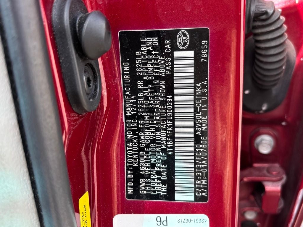 2015 Toyota Camry LE