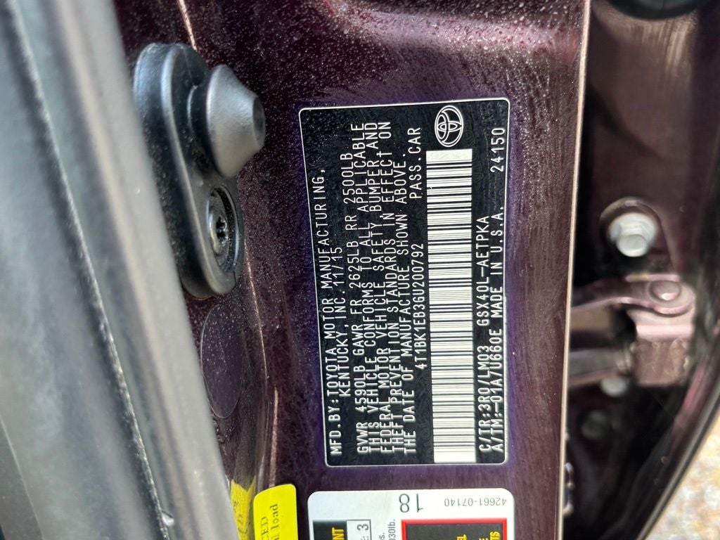 2016 Toyota Avalon Limited
