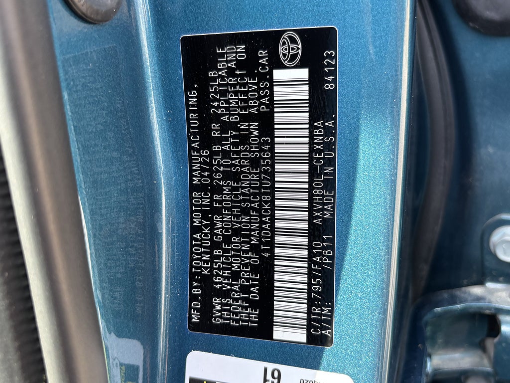 2026 Toyota Camry LE