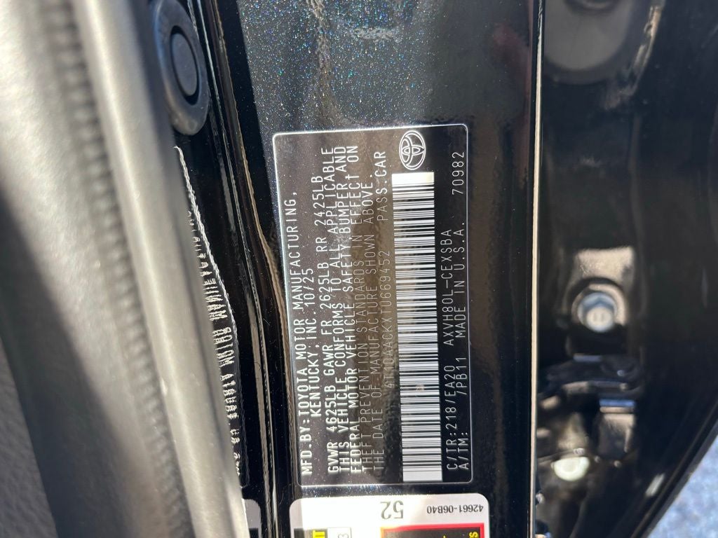 2026 Toyota Camry SE