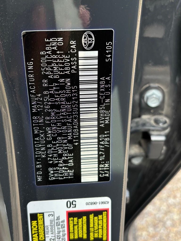 2025 Toyota Camry LE