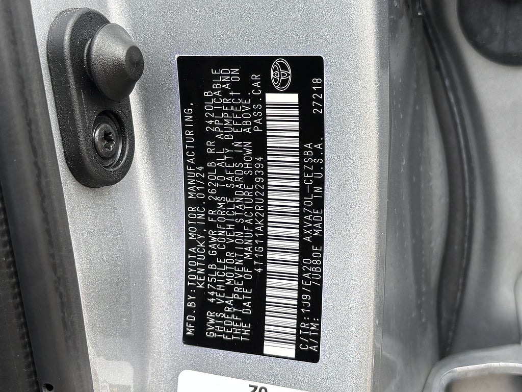 2024 Toyota Camry SE