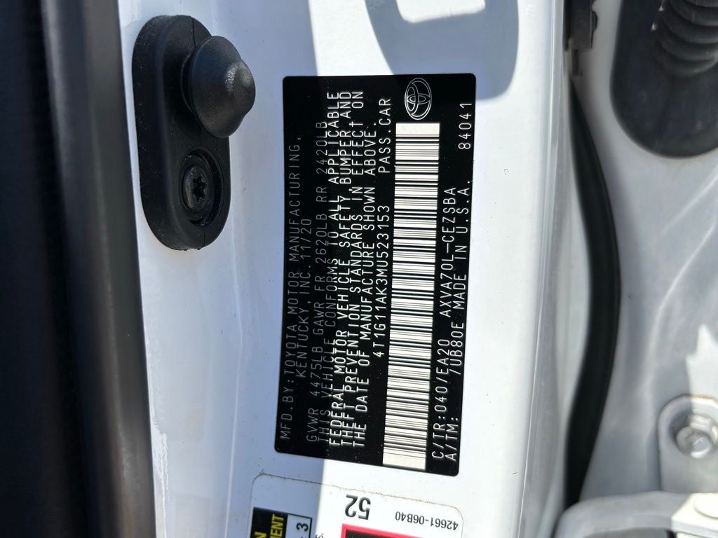 2021 Toyota Camry SE