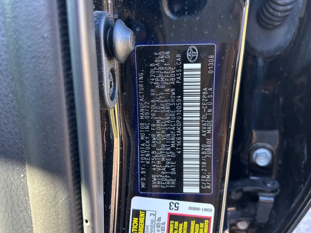 2023 Toyota Camry XSE