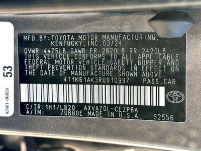 2024 Toyota Camry XSE