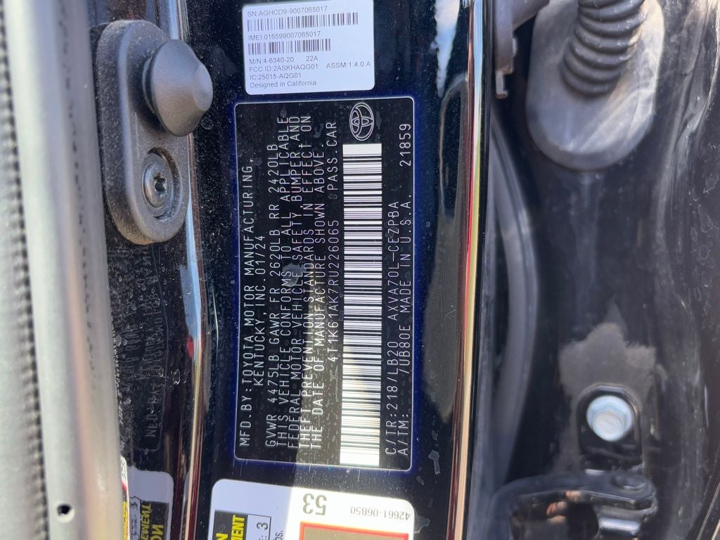 2024 Toyota Camry XSE