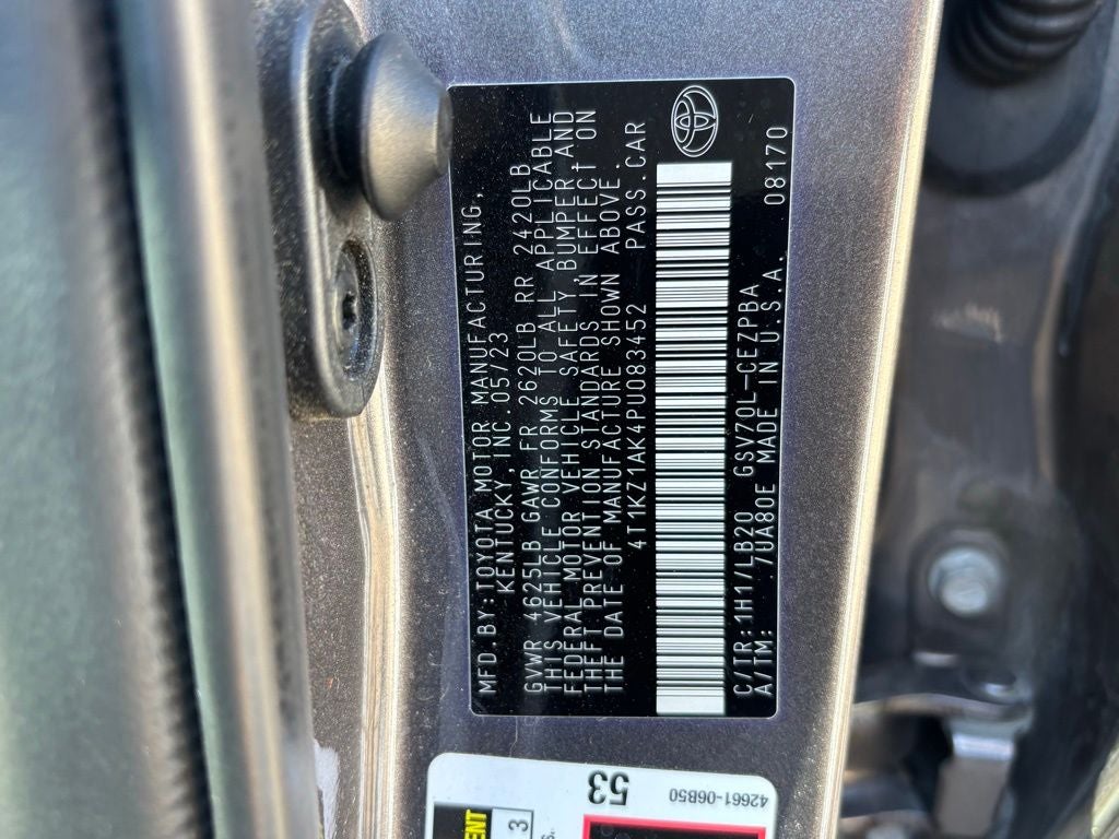 2023 Toyota Camry XSE V6