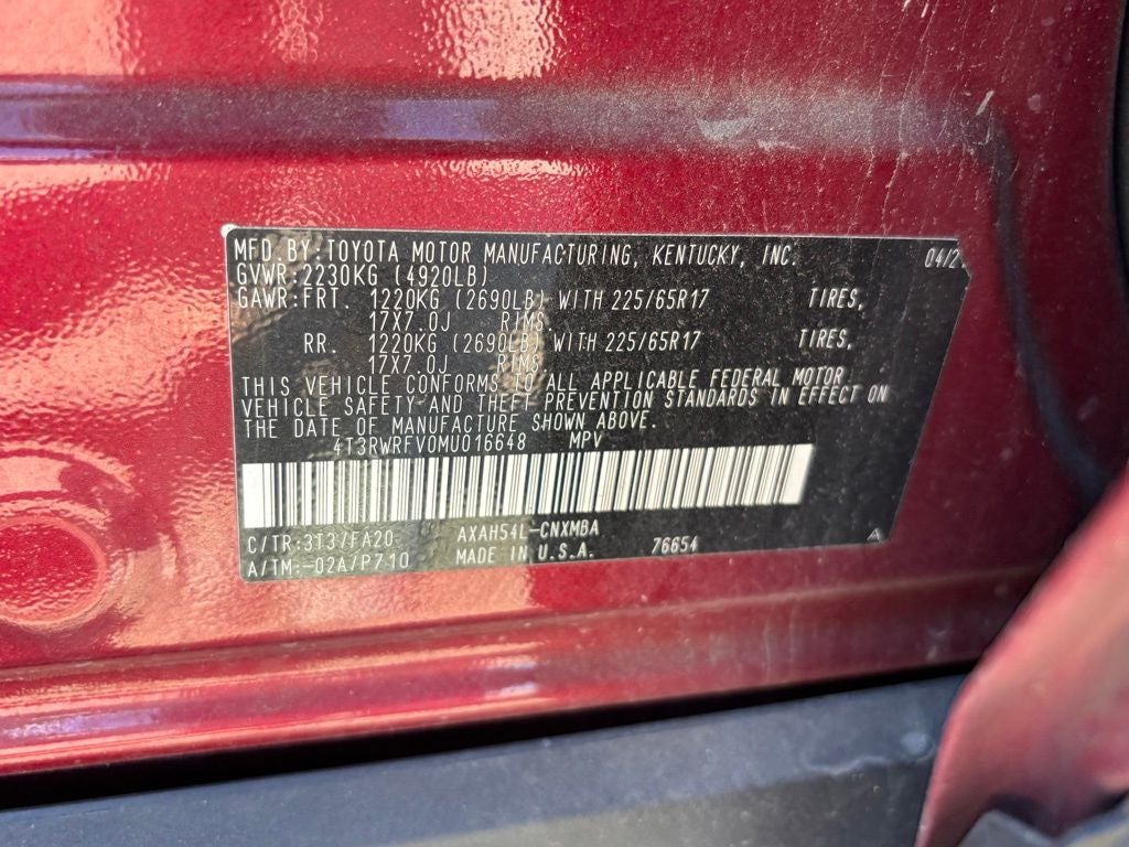 2021 Toyota RAV4 Hybrid XLE