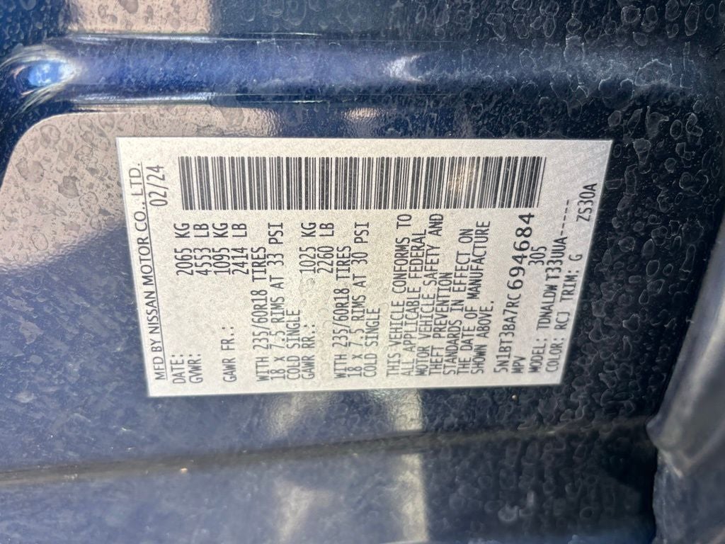 2024 Nissan Rogue SV