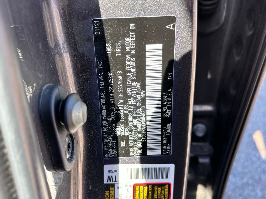 2021 Toyota Highlander XLE