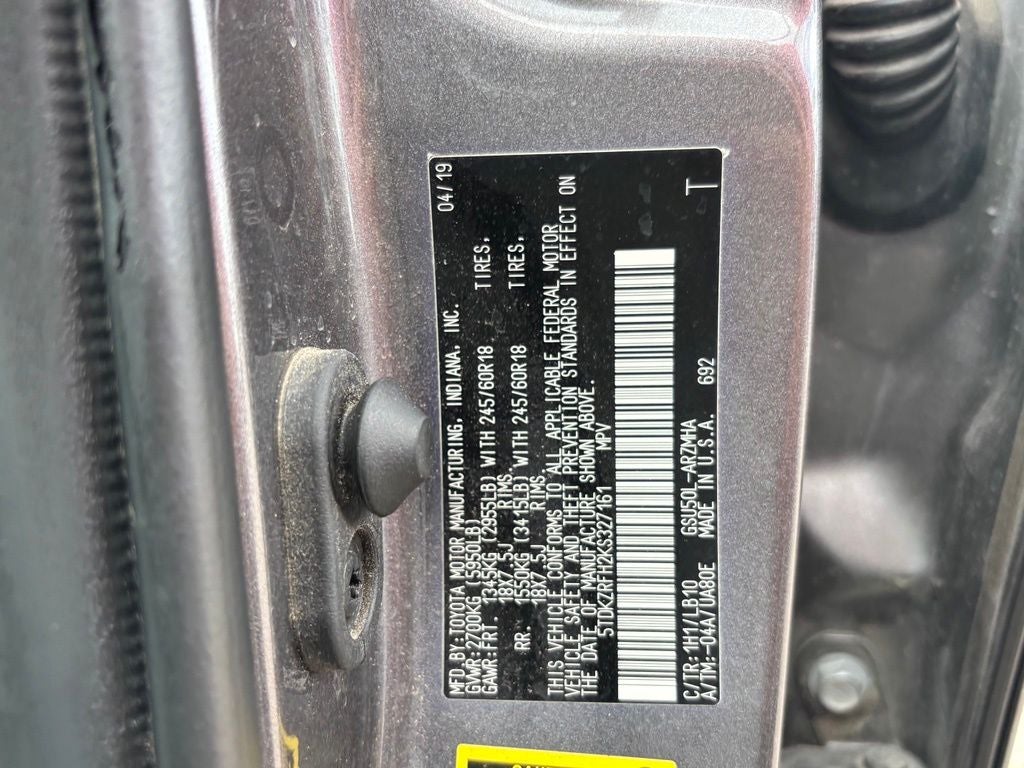2019 Toyota Highlander XLE