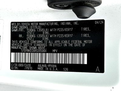 2024 Toyota Sienna XLE 8 Passenger